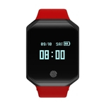 Z66 Waterproof rel¨®gio inteligente silicone banda Sports Smartwatch para o Android para iOS