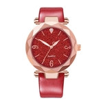 ZA41 Casual Couro Moda Feminina relógio de quartzo Mulheres Quartz Assista