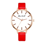 ZA29-MC Casual Moda Feminina rel¨®gio de quartzo Couro Strap Mulheres Quartz Assista