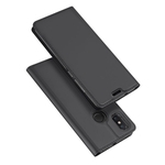 DUX Ducis Para Xiaomi 8 Couro Telefone protecção com placa de suporte de entalhe