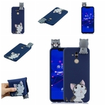 Viva Modelo mais recente Presente Para Huawei MATE 20 LITE / Maimang7 3D colorido bonito pintada animal TPU anti-risco antiderrapante capa protetora tampa traseira