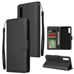 Para Samsung A50 tipo carteira bolsa protectora PU de couro com fivela Posição & 3 Card