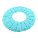 Zerone Toilet Seat Covers,5 Colors O Type Soft Toilet Seat Cover Warm Mat Washable Elastic for Home bathroom