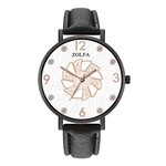 ZL111-HA Moda Feminina relógio de quartzo Couro Strap clássico Mulheres Quartz Assista