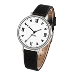 ZL63-YO Mulheres Rel¨®gios Rodada Dial PU couro banda rel¨®gio de luxo rel¨®gio de quartzo