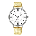 ZL75-YP Casual Mulheres Rel¨®gios Rodada Dial macia PU Leather Assista rel¨®gio de quartzo