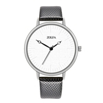 ZL77-YP Casual Mulheres Rel¨®gios Rodada Dial PU Leather Watch Band Quartz Assista