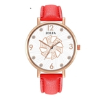 ZL87-MA Moda Feminina rel¨®gio de quartzo Couro Strap cl¨¢ssico Mulheres Quartz Assista