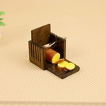 Ficha técnica e caractérísticas do produto 01:12 Dollhouse Miniature Food acessorios Mini bonito Pão Slicer