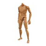 Ficha técnica e caractérísticas do produto 1/6 Masculino figura do corpo ombro Narrow Simulado do corpo humano Esbo?o Acess¨®rios