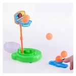 Ficha técnica e caractérísticas do produto 1 Pc engraçado Mini plástico Dedo Bouncing Basketball Levante Novidade mordaça Brinquedos Educativos para presentes dos miúdos desktop esporte jogos