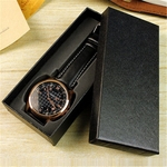 Ficha técnica e caractérísticas do produto 1 Pcs Relógio de pulso caixa de embalagem Black Box Carton para Watch Não Incluindo Relógio de pulso Men's watch
