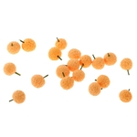 Ficha técnica e caractérísticas do produto 10 Peças 1:12 Escala Casa De Bonecas De Frutas Comida Em Miniatura Mini Tangerina