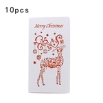 Ficha técnica e caractérísticas do produto 10PCS Cartão de veados para dar Graças Dia Cartão Cartão Mensagem Desejos