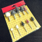 Ficha técnica e caractérísticas do produto 10PCS / Set 6MM Manipulados moer a cabeça Polimento Flint Manicure Tool Set