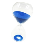 Ficha técnica e caractérísticas do produto 15 Minutos Ampulheta Ampulheta Areia Relógio Temporizadores Relógio De Mesa Azul