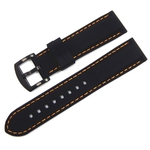 Ficha técnica e caractérísticas do produto 16/18/20/22/24 milímetros Silicone Watch Band Strap para substituição Homens Mulheres faixa de relógio