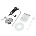 Ficha técnica e caractérísticas do produto 1pc 200X 8-LED Microscope Endoscope 720P Camera Magnifier USB/Micro USB for Computer/Cellphone