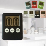 1pc Kitchen Cooking Temporizador Grande Lcd Digital Contagem Regressiva Alarme Up Relógio Magnetic