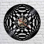 Ficha técnica e caractérísticas do produto 1Piece Kaleidoscope LP Record Time Relógio Modern Círculo Vinil Relógio de parede personalizado criativa 12" Assista relógio de parede Art Wall Decor