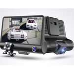 Ficha técnica e caractérísticas do produto 4 "Dashcam Car Inside Outside 3 High Definition Camera Front Rear 3 Recording Reversing Camera