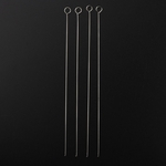 Ficha técnica e caractérísticas do produto 4pcs agulhas de beading diy tecelagem de metal ganchos de crochê para fazer jóias 0.7mm