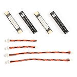 Ficha técnica e caractérísticas do produto RC Airplane Model 4pcs Matek Sistema 2812ARM-4 5V WS2812 Faixa de LED RC Night Light w / 4 Luminárias de RC Drone FPV Corrida