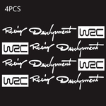 Ficha técnica e caractérísticas do produto 4pcs / set Moda Auto decalques sobre o Desenvolvimento Mundial Corrida WRC Porta de Carro Pega Vinyl Car decalques corpo (quente)