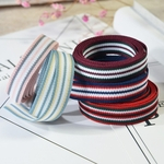 Ficha técnica e caractérísticas do produto 5 Rolls 91 Cm Stripe Pattern Knit Lace Ribbon Trims DIY Sewing Crafts 91x1cm