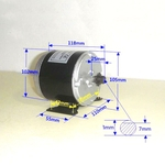 Ficha técnica e caractérísticas do produto 350W elétrica Scooter Motor Conversion Kit escovado Motor Set para bicicleta Bicicleta elétrica do motor elétrico