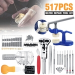 Ficha técnica e caractérísticas do produto 517pcs Relógio Kit de ferramentas de reparo Relógio Banda Strap Strap Removedor de abridor