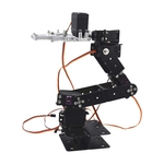 Ficha técnica e caractérísticas do produto 6 Dof Robô Manipulador De Metal Braço Mecânico Braçadeira Kit Para Criança Brinquedo Robótico