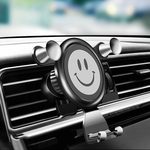 Ficha técnica e caractérísticas do produto 360 ¡ã Rotating gravidade Car Mount Air Vent criativa Smiley Face Bracket Titular