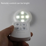 Ficha técnica e caractérísticas do produto 6Pcs Luz Noite com controle remoto para o quarto Enfermagem Gabinete Corredor Lamp Gostar