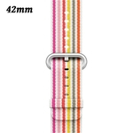 Ficha técnica e caractérísticas do produto 38 / Banda pulso esportes 42 milímetros Nylon Tecido Strap pulseira para Apple Watch iWatch Fitbit and accessories