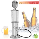 Ficha técnica e caractérísticas do produto 900 ml Bomba de Gás Do Vintage Dispensador de Licor de Vinho Distribuidor de Bebidas Bebida Cerveja com Camada Transparente Design Posto de Gasolina Bar