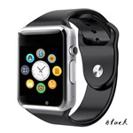 A1 Relógio de Pulso Bluetooth Smart Watch Esporte Pedômetro com Câmera Sim