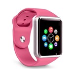 A1 Relógio Inteligente Smart Watch Bluetooth Chip Android S7 Rosa