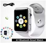 A1 Smartwatch Android, Notificações WhatsApp Bluetooth, Camera - Branco - Smart Bracelet