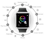 Ficha técnica e caractérísticas do produto A1 Relógio Smartwatch Android, WhatsApp e Face Camera, Bluetooth - Concise Fashion Style