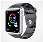 Smartwatch A1 Android-Chip Preto - Tomate