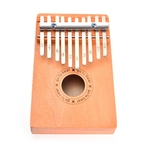 Ficha técnica e caractérísticas do produto 10 chaves de madeira Kalimba Polegar Dedo Piano Musical Estudo Instrumento Instrução do presente do Natal Crianças Brinquedos crianças