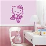 Ficha técnica e caractérísticas do produto Adesivo de Parede Infantil Hello Kitty Bailarina - Especial 100X136cm