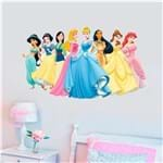 Ficha técnica e caractérísticas do produto Adesivo de Parede Infantil Princesas da Disney - Médio 130X75cm