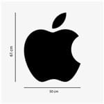 Ficha técnica e caractérísticas do produto Adesivo de Parede Logo Apple