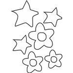 Ficha técnica e caractérísticas do produto Adesivo de Parede Stars Kapos Branco (22x30cm)