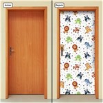 Ficha técnica e caractérísticas do produto Adesivo Decorativo de Porta - Infantil - Animais - 916cnpt