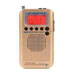 Ficha técnica e caractérísticas do produto REM Aeronaves Rádio Portátil banda completa Banda receptor FM / AM / SW com Display