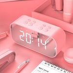 Ficha técnica e caractérísticas do produto Alarm Clock Radio com Wireless Speaker Bluetooth FM Radio Night Light quartos casa cozinha do escritório Crianças
