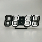 Ficha técnica e caractérísticas do produto Alarme 3D Relógio Digital LED Wall Número Time Clock LED Clock